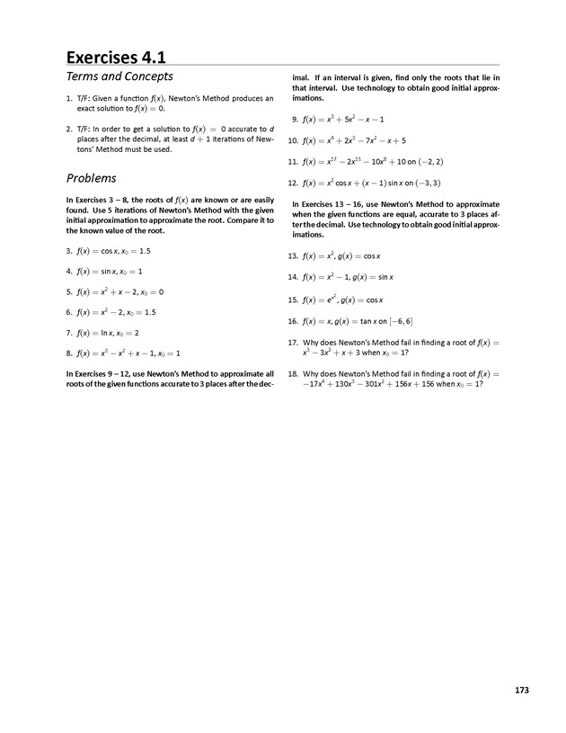 APEX Calculus - Page 173